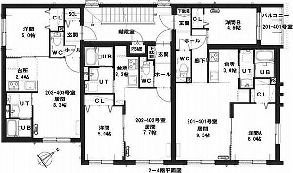 グランメール　東札幌4-2 303｜北海道札幌市白石区東札幌四条2丁目(賃貸マンション1LDK・3階・36.34㎡)の写真 その4