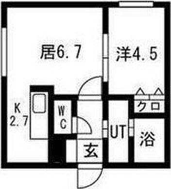 グランパーク札幌北 502｜北海道札幌市北区北二十六条西5丁目(賃貸マンション1LDK・5階・31.20㎡)の写真 その2