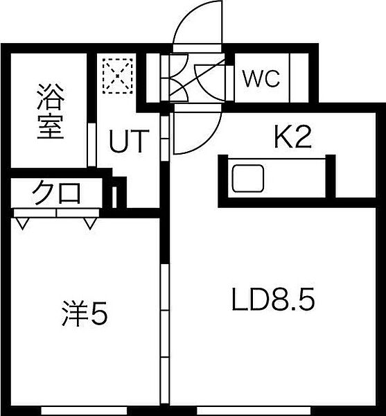 シティプレミア豊平 308｜北海道札幌市豊平区豊平二条10丁目(賃貸マンション1LDK・3階・32.25㎡)の写真 その3