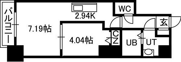 PRIME　URBAN札幌医大前 902｜北海道札幌市中央区南四条西13丁目(賃貸マンション1LDK・9階・34.87㎡)の写真 その2