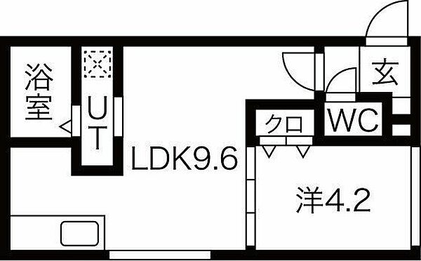 Harness南7条 502｜北海道札幌市中央区南七条西13丁目(賃貸マンション1LDK・5階・31.01㎡)の写真 その2