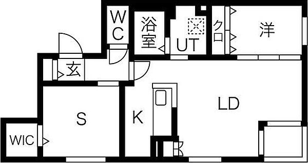 北6西28新築賃貸MS 101｜北海道札幌市中央区北六条西28丁目(賃貸マンション2LDK・1階・49.97㎡)の写真 その2