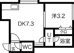 スターハイツ北22 301 ｜ 北海道札幌市北区北二十二条西7丁目1-1（賃貸アパート1DK・3階・22.36㎡） その2