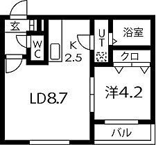 ミソノノームコア 303 ｜ 北海道札幌市豊平区美園九条7丁目4-27（賃貸マンション1LDK・3階・33.64㎡） その2