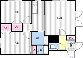 ウィング41 101 ｜ 北海道札幌市東区中沼西四条1丁目6-1（賃貸アパート2LDK・2階・49.20㎡） その2