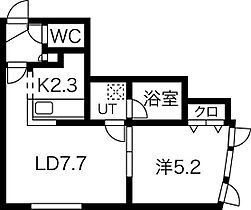 フェリスインフィニート 202 ｜ 北海道札幌市東区北二十八条東1丁目4-18（賃貸アパート1LDK・3階・31.68㎡） その2