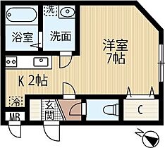 NSI発寒駅前 205 ｜ 北海道札幌市西区発寒九条13丁目9-19（賃貸マンション1K・2階・24.39㎡） その2