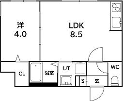 ラフィーネ南郷通 302 ｜ 北海道札幌市白石区南郷通12丁目南北1-7（賃貸マンション1LDK・3階・28.80㎡） その2