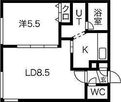 ACTIVE・K中の島 102 ｜ 北海道札幌市豊平区中の島一条6丁目3-12（賃貸アパート1LDK・1階・34.65㎡） その2