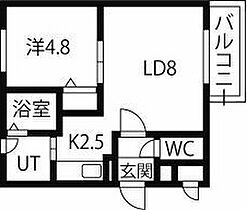 ロイヤルカレッジ 101 ｜ 北海道札幌市西区琴似三条3丁目4-21（賃貸マンション1LDK・1階・32.70㎡） その2