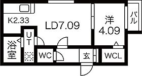 draw 203 ｜ 北海道札幌市西区宮の沢二条1丁目10-3（賃貸マンション1LDK・2階・32.00㎡） その2