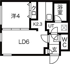 クラブプルミエ琴似4条 202 ｜ 北海道札幌市西区琴似四条4丁目2-8（賃貸マンション1LDK・2階・29.16㎡） その2