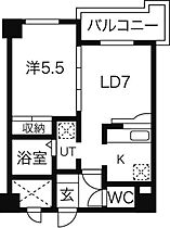 パースコート 208 ｜ 北海道札幌市白石区本郷通13丁目北1-24（賃貸マンション1DK・2階・38.00㎡） その2