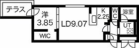 グランココオオエ(GRAN COCO OE) 101 ｜ 北海道札幌市北区北十六条西3丁目2-21（賃貸マンション1LDK・1階・36.87㎡） その1