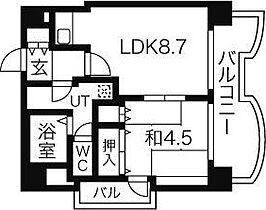 札幌ビオス館 715 ｜ 北海道札幌市中央区南五条東3丁目11-1（賃貸マンション1LDK・7階・34.14㎡） その2