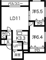 ル・ファール山鼻20条 301 ｜ 北海道札幌市中央区南二十条西6丁目5-1（賃貸マンション2LDK・3階・55.83㎡） その2