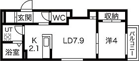 メニーズコート美園ST 402 ｜ 北海道札幌市豊平区美園八条7丁目1-18（賃貸マンション1LDK・4階・35.32㎡） その2