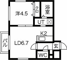 ルフト琴似 201 ｜ 北海道札幌市西区二十四軒四条4丁目10-23（賃貸マンション1LDK・2階・31.04㎡） その2