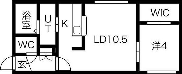 Asset Home 平岸 401｜北海道札幌市豊平区平岸二条3丁目(賃貸マンション1LDK・4階・35.10㎡)の写真 その3