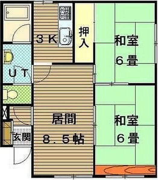 hights familiy 201｜北海道札幌市北区北二十二条西2丁目(賃貸アパート2LDK・2階・51.00㎡)の写真 その3