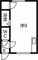 cherry terrace 103 ｜ 北海道札幌市豊平区西岡四条8丁目9-2（賃貸アパート1R・1階・19.44㎡） その2