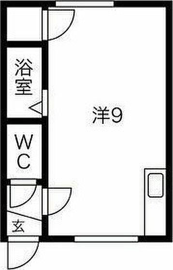 cherry terrace 103｜北海道札幌市豊平区西岡四条8丁目(賃貸アパート1R・1階・19.44㎡)の写真 その2