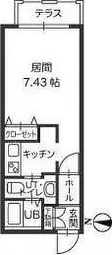 le・norle平岸 105｜北海道札幌市豊平区平岸四条6丁目(賃貸マンション1K・1階・25.11㎡)の写真 その3