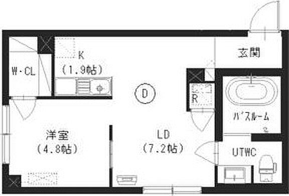 D×Apartment N3E6　(N3E6C棟) 203｜北海道札幌市中央区北三条東6丁目(賃貸マンション1LDK・2階・36.00㎡)の写真 その3