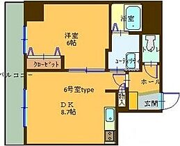 suncourt南6条 弐番館 806 ｜ 北海道札幌市中央区南六条東2丁目6-5（賃貸マンション1DK・8階・34.95㎡） その2