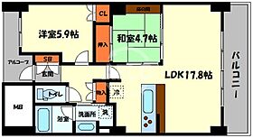 あべのグラントゥール  ｜ 大阪府大阪市阿倍野区阿倍野筋1丁目（賃貸マンション2LDK・15階・63.74㎡） その2