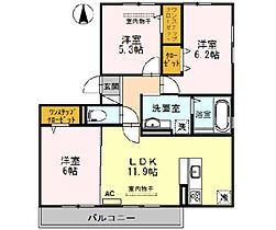 マーレ　ルミノーソII  ｜ 大阪府大阪市阿倍野区北畠3丁目（賃貸アパート3LDK・3階・67.17㎡） その2