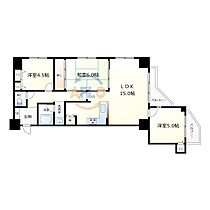 日宝ロイヤルハイツ桑津  ｜ 大阪府大阪市東住吉区桑津2丁目（賃貸マンション2LDK・3階・75.36㎡） その2