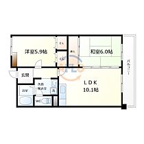 エルスト東住吉  ｜ 大阪府大阪市東住吉区矢田2丁目（賃貸マンション2LDK・3階・51.36㎡） その2