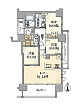 Brillia田辺  ｜ 大阪府大阪市東住吉区田辺3丁目（賃貸マンション3LDK・9階・71.52㎡） その2