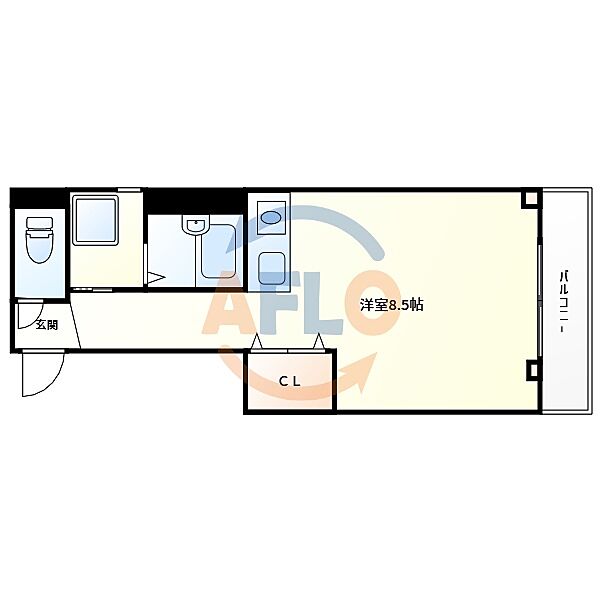 パークシティ長居 ｜大阪府大阪市住吉区長居2丁目(賃貸マンション1R・2階・26.27㎡)の写真 その2