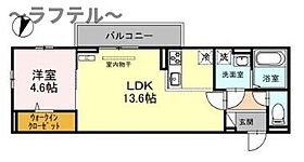 埼玉県入間市鍵山2丁目（賃貸アパート1LDK・2階・43.61㎡） その2