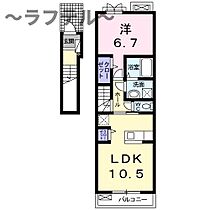 埼玉県狭山市大字北入曽364-1（賃貸アパート1LDK・2階・45.07㎡） その2