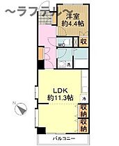 埼玉県所沢市松葉町10-11（賃貸マンション1LDK・3階・46.60㎡） その2