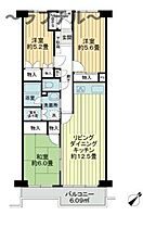 埼玉県所沢市小手指町1丁目9-3（賃貸マンション3LDK・3階・69.20㎡） その2