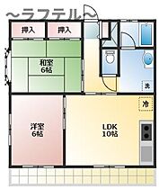 サクセスコート（2S  ｜ 埼玉県所沢市大字山口（賃貸アパート2LDK・2階・46.28㎡） その2