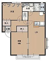 埼玉県所沢市大字久米1989-1（賃貸アパート2LDK・1階・52.84㎡） その2