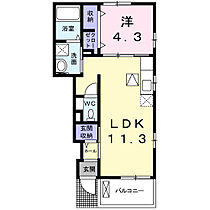 Ｒ．Ｋハイム　I 103 ｜ 埼玉県入間市小谷田3丁目2番9号1（賃貸アパート1LDK・1階・37.76㎡） その2