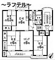新狭山ハイツ31号棟3階3.9万円