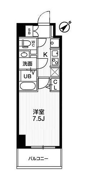 埼玉県所沢市西所沢1丁目(賃貸マンション1K・9階・24.96㎡)の写真 その2