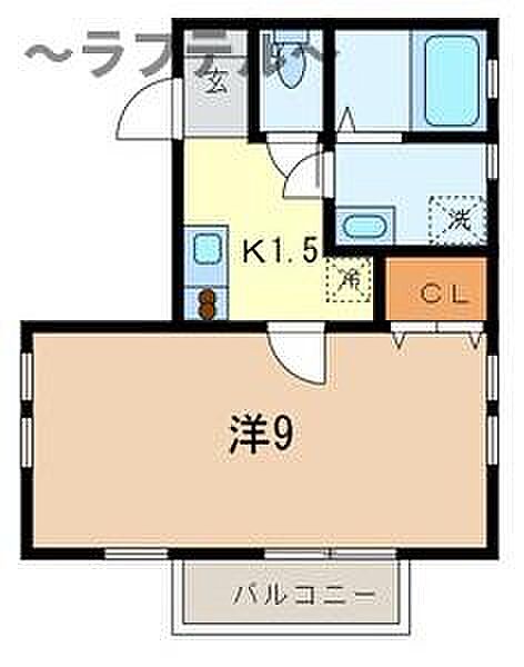 埼玉県所沢市美原町3丁目(賃貸アパート1K・2階・28.15㎡)の写真 その2