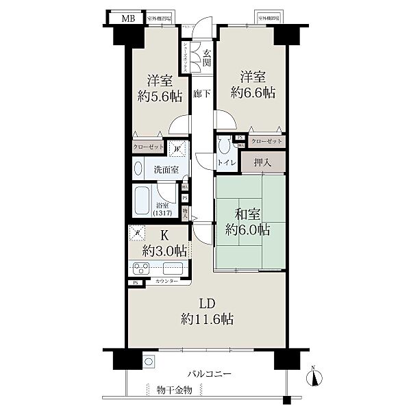 間取りを拡大表示