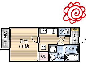 大阪府東大阪市森河内西2丁目（賃貸アパート1K・1階・22.68㎡） その2