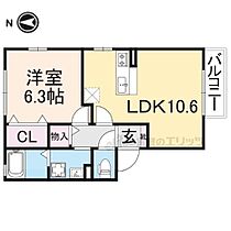 奈良県奈良市法連町（賃貸アパート1LDK・2階・40.43㎡） その2