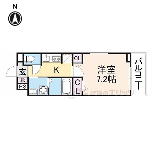 メゾン　リアリII 301｜奈良県香芝市今泉(賃貸アパート1K・3階・31.21㎡)の写真 その2