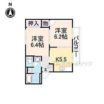 奈良県天理市杉本町（賃貸アパート2K・2階・43.00㎡） その2